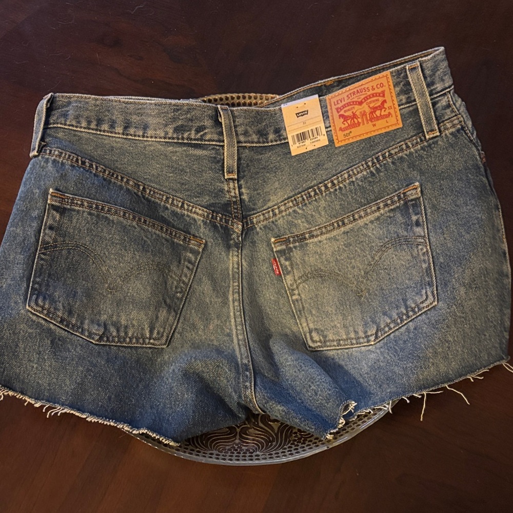 Levi's Classic 501 Blue Jean Shorts -Daisy Duke Style